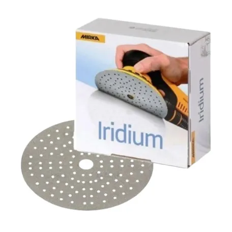 Шлифовальный круг Mirka IRIDIUM 150мм, 121 отверстие, Р120 (246CH09912)