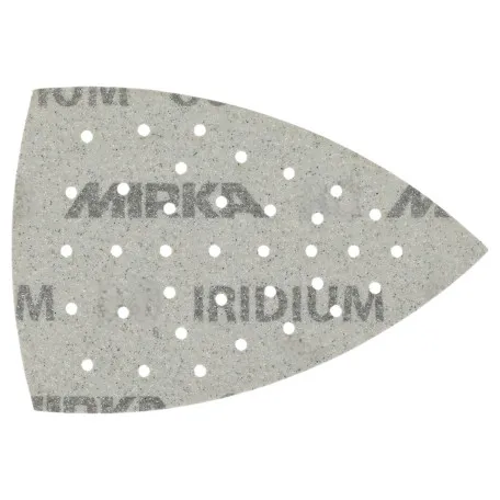 Треугольный шлифовальный лист Mirka IRIDIUM, 100x152x152 мм, 36 отверстий, P120, 1 шт. (246JQ05012-1)