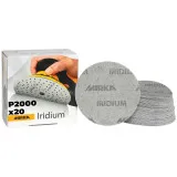 Шлифовальный круг Mirka Iridium Soft, 125 мм, P2000, 20 шт/уп (249M202195)