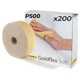 Шлифовальная бумага на паралоновой основе Mirka GOLDFLEX SOFT, 115х125мм, Р500, перфорированная, 200 шт. (2912707051)