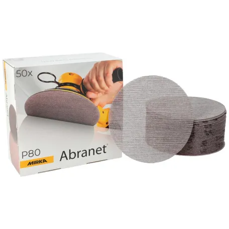 Шліфувальний круг Mirka Abranet D150, Р80, 50 шт. (5424105080)