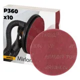 Шлифовальный круг Mirka MIRLON TOTAL, 225 мм, VF 360, красный, 10 шт/уп (8122301037)