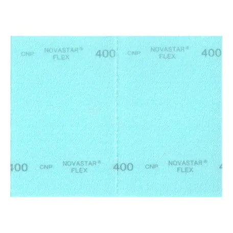 Шлифовальный лист на латексной основе Mirka NOVASTAR FLEX, 130х170мм, Р400, перфорированный, 1 шт. (FX6CC02541-1)