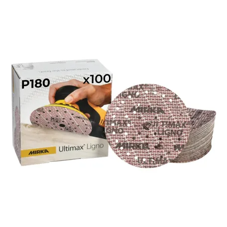 Шлифовальный круг Mirka ULTIMAX LIGNO, 150 мм, Р180, 100шт/уп (UL6M109918)