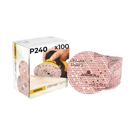 Шлифовальный круг Mirka ULTIMAX LIGNO, 125 мм, Р240, 100шт/уп (UL6M209925)