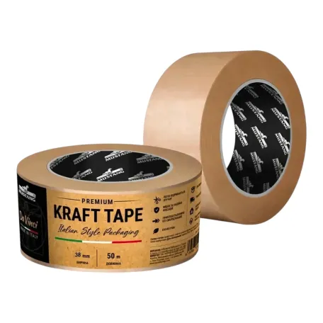 Стрічка крафтова MUSTANG Da Vinci Kraft Tape, коричнева, 48 мм × 50 м (IT4850DVK)