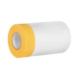 Захисна плівка, Mustang MASKING ROLLER, із малярною стрічкою, 2700мм × 30м, (МR270030)