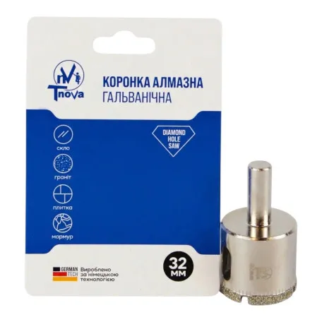 Алмазная коронка гальваническая T-Nova, 32 мм (60312359)
