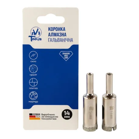Алмазная коронка гальваническая T-Nova, 14 мм (60312352)
