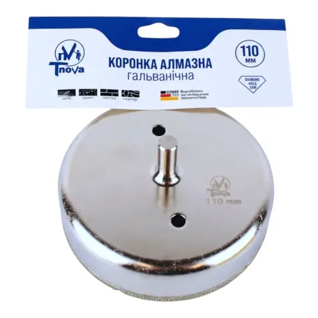 Алмазная коронка гальваническая T-Nova, 110 мм (60312374)