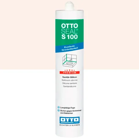 Санитарный силиконовый герметик OTTOSEAL S100 C08 жасмин, 300 мл (1390300000008)