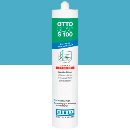 Санитарный силиконовый герметик OTTOSEAL S100 C25 бермуды, 300 мл (1390300000025)