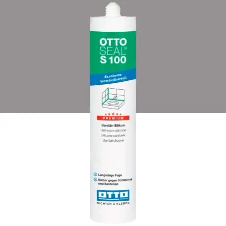 Силиконовый герметик OTTOSEAL S100 C1105 базальт, 300 мл (1397300000023)