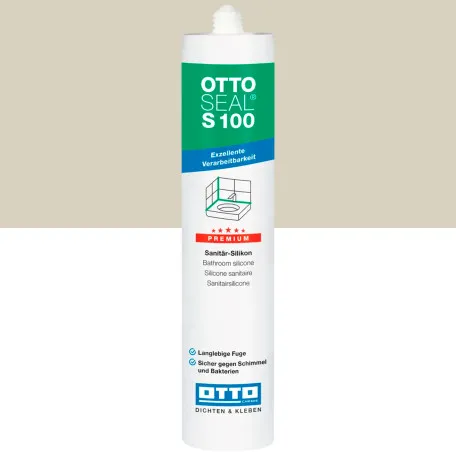 Силиконовый герметик OTTOSEAL S100 C6672 песочно-бежевый, 300 мл (1397300000072)