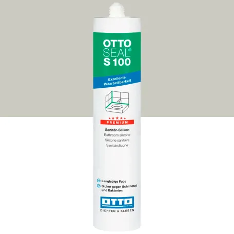 Силиконовый герметик OTTOSEAL S100 C910 серебристо-серый 17, 300 мл (1398300000000)