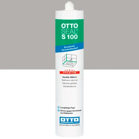 Силиконовый герметик OTTOSEAL S100 C776 серый №15, 300 мл (1398300000021)