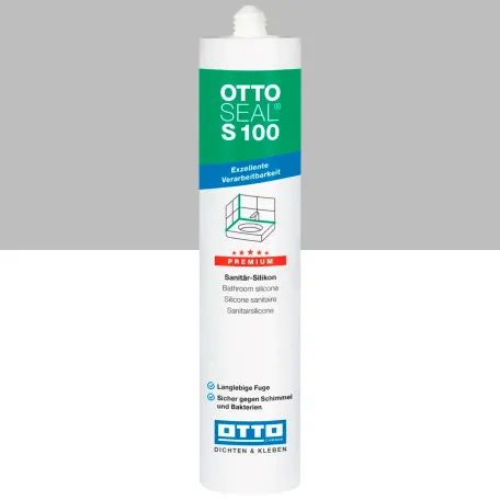 Силиконовый герметик OTTOSEAL S100 C961 утренний серый, 300 мл (1398300000081)