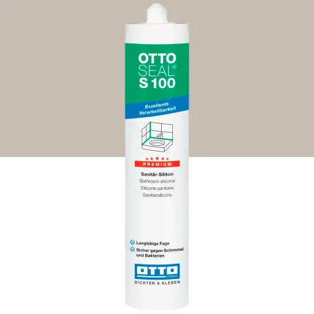 Силиконовый герметик OTTOSEAL S100 C1010 серо-красный, 300 мл (1398300000095)