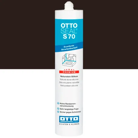 Силиконовый герметик OTTOSEAL S70 C05 коричневый, 310 мл (1901400000005)