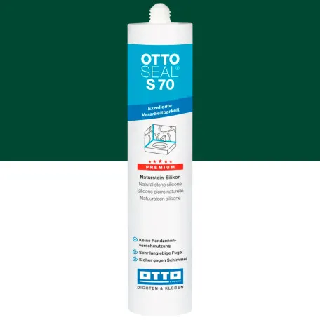 Силиконовый герметик OTTOSEAL S70 C37 темно-зеленый, 310 мл (1901400000037)
