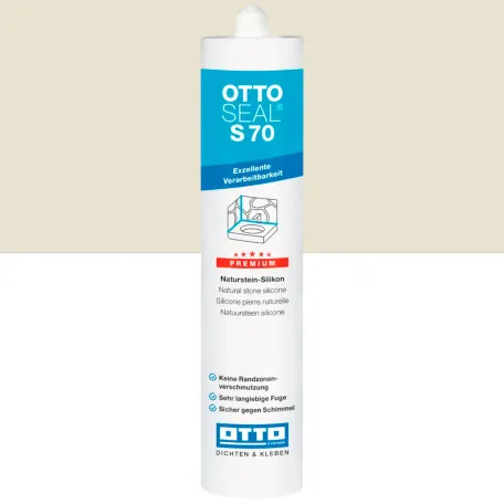 Силиконовый герметик OTTOSEAL S70 C38 светло-серый, 310 мл (1901400000038)