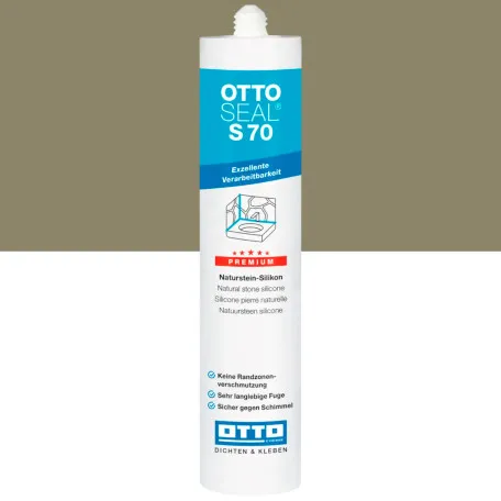 Силиконовый герметик OTTOSEAL S70 C41 серо-красный структурный, 310 мл (1901400000041)