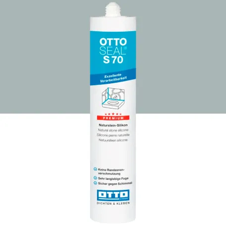 Силиконовый герметик OTTOSEAL S70 C44 светло-голубой структурный, 310 мл (1901400000044)