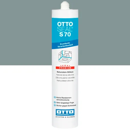 Силиконовый герметик OTTOSEAL S70 C47 серо-синий структурный, 310 мл (1901400000047)