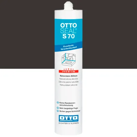 Силиконовый герметик OTTOSEAL S70 C67 антрацит, 310 мл (1901400000067)