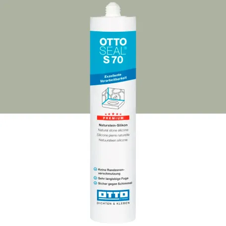Силиконовый герметик OTTOSEAL S70 C110 серый шовный структурный, 310 мл (1901400000071)