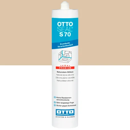 Силиконовый герметик OTTOSEAL S70 C82 красно-бежевый, 310 мл (1901400000082)