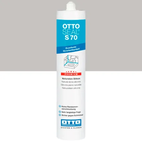 Силиконовый герметик OTTOSEAL S70 C1282 матовый манхэттен, 310 мл (1926400000043)