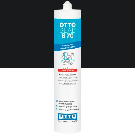 Силиконовый герметик OTTOSEAL S70 C1300 матовый антрацит, 310 мл (1926400000067)