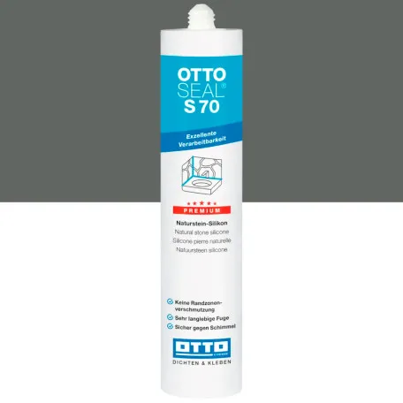 Силиконовый герметик OTTOSEAL S70 C137 антрацитовый серый, 310 мл (1998400000053)