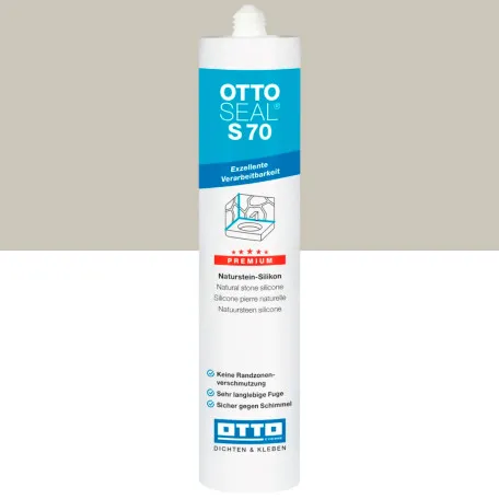 Силиконовый герметик OTTOSEAL S70 C71 серый шовный, 310 мл (7070400000071)