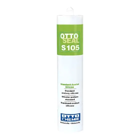 Уксусный герметик Ottoseal S105 C116 белый лед 102 310 мл (8EVOBGH0201)