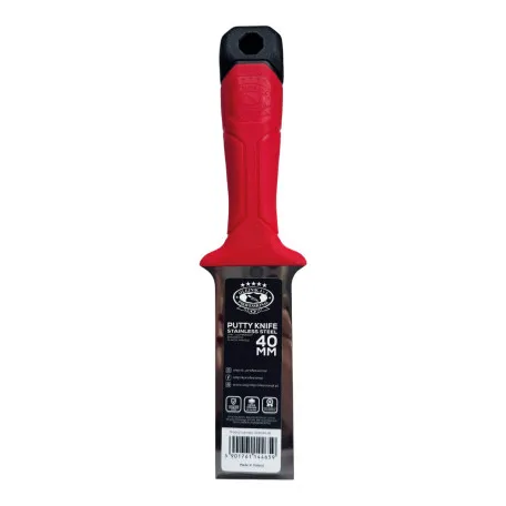 Однокомпонентный шпатель Olejnik Plastic Handle, 40 мм, закаленная нержавеющая сталь, эргономичная форма (124040-1K)