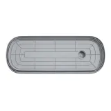 Аккумуляторная вакуумная присоска SHIJING 240x90 с двумя аккумуляторами (6112-2)