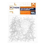 Крестик для плитки дистанционный PLiTKOM, 2.0 мм, 200 шт (1111000)