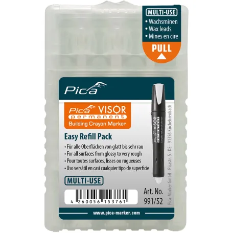 Змінні стрижні Pica VISOR Permanent, білі (991/52)