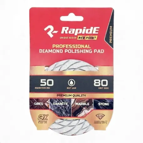 Круг алмазний шліфувальний RapidE RED POINT WET, 50 мм, зернистість 80, для вологого шліфування (50REC80)