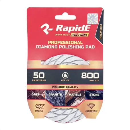 Круг алмазний шліфувальний RapidE RED POINT WET, 50 мм, зернистість 800, для вологого шліфування (50REC800)