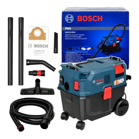 Будівельний пилосос Bosch, GAS12-25LS Professional (06019S3100)