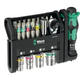 Набор с трещоткой WERA Zyklop Mini 4, Tool-Check Modular 1 (05049000001)