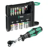 Набор с трещоткой WERA Zyklop Mini 4, Tool-Check Modular 1 (05049000001)