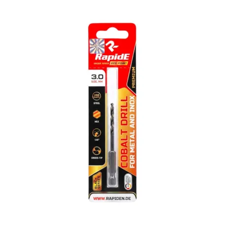 Свердло по металу Rapide Cobalt Drill 3.0 мм (RC-30)