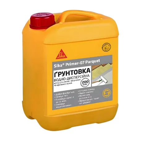Универсальная паркетная грунтовка глубокого проникновения SikaPrimer®-07 Parquet 5л (475725)