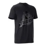 Футболка мужская STRAUSS T-Shirt heavy e.s.iconic, плотный хлопок 300 г/м², oversize, карбоново-серый, размер L (21.64.143)