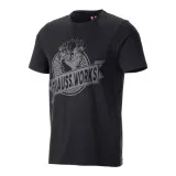 Футболка мужская STRAUSS T-Shirt heavy e.s.iconic, плотный хлопок 300 г/м², oversize, карбоново-серый, размер L (21.64.143)
