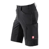 Шорти робочі Strauss e.s.vision stretch, чоловічі, чорні, розмір 56 (62.00.356)
